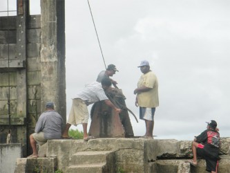 The Windsor Forest koker on the West Coast of Demerara was being opened after 2pm. 