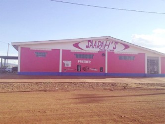 One of Deen’s businesses, Saarah’s Super Store at Lethem