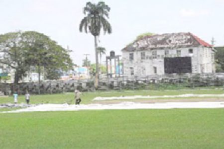 The Bourda Ground with the GFC in the background
(SN file photo)