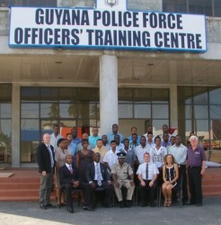 Twenty three ranks from Police Divisions and Branches attended a one-week training programme on Technique for Investigation of Drug Trafficking which was held from Monday October 28 to Friday November 01, 2013, at the Police Officers’ Training Centre, Eve Leary. A release from the police said that the training programme was to enhance the overall skill of members of the Guyana Police Force in conducting effective and successful interviews during the investigation process and was coordinated by the Ministry of Home Affairs and the Guyana Police Force in collaboration with the Embassy of France in Suriname.