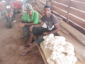 Cassava logs for local snack foods sector