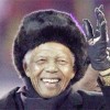 Former South African President Nelson Mandela waves to the crowd at Soccer City stadium during the closing ceremony for the 2010 World Cup in Johannesburg, in this July 11, 2010 file photo. REUTERS/Michael Kooren/Files
