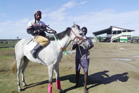 Winston Appadu
on a race horse