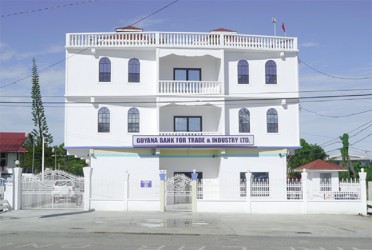 The recently opened Guyana Bank for Trade & Industry Limited 