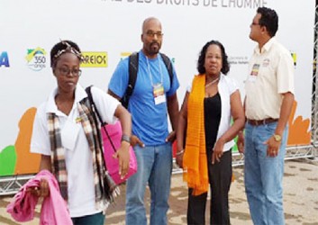  Members of the Guyana delegation 
