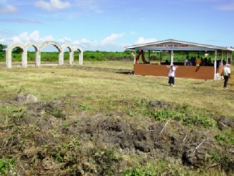 The site of the crematorium  