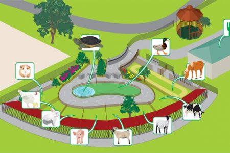 A schematic of what the petting zoo will look like (Ministry of Natural Resources)