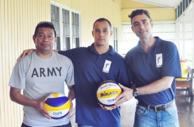 From left: Captain John Flores, Roberto Rodrigues and Fernando Marques 