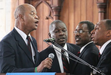 Circle of Love in a musical rendition  on Wednesday at the funeral service at St Andrew’s Kirk