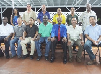 Brigadier Mark Philips and executive body of the GNRA