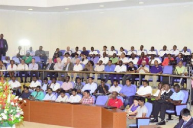 A section of the audience at the conference (GINA photo)