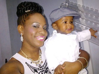 Leslyn and her son Ayuk