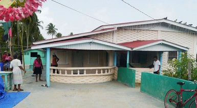 The house where Dinesh Harrylall was found dead