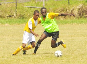 Action between Carmel High and Richard Ishmael Secondary School. (Orlando Charles photo)