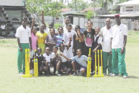 The Enterprise team with the Guyana Cricket Board coordinator.