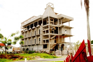 Going up: The Church and Albert Streets structure