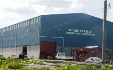 BLT Enterprise Fertilizer Bagging and Blending facility