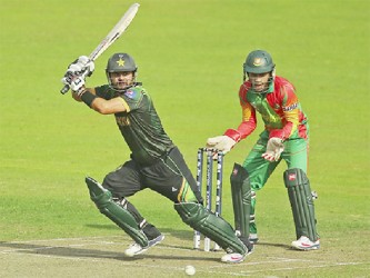 Ahmed Shehzad yesterday became the first batsman from Pakistan to score a T20 century. (Cricket 365 photo)