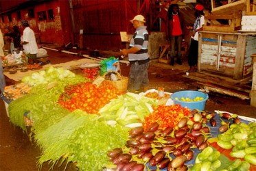 The city’s municipal markets were awash with fresh fruits and vegetables this week 