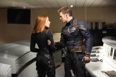 The Black Widow and Captain America
