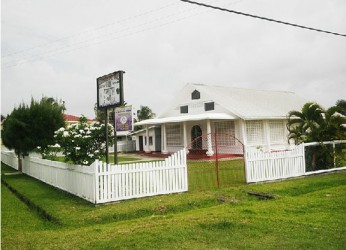 Gladtidings Baptist Church and its Precious Lambs Play  group/ daycare centre. It is the only daycare in the community.