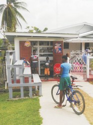   One of the few grocery shops in the village