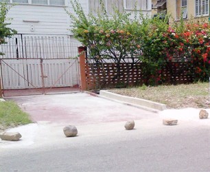 A restored section of Smyth Street showing Jennifer Bulkan’s residence. This photograph was taken by the GWI following the publication of Bulkan’s letter.  