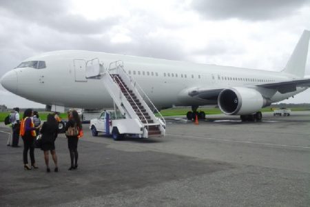 Travelspan’s new 727/300 aircraft
