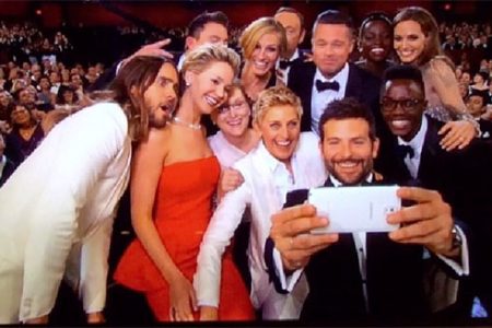 Ellen De Generes’s famous Oscars selfie