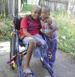 Javier with his brother Javaughn 