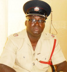 Officer-in-Charge of Guyana Fire Service ‘B’ Division, Superintendent Compton Sparman