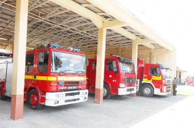 New Amsterdam Fire Station’s fleet of fire engines