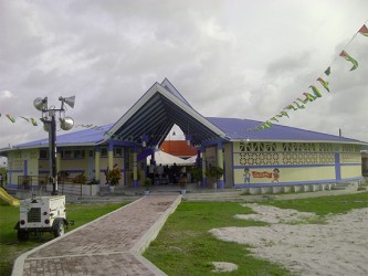 A front view of the new Tuschen Nursery School