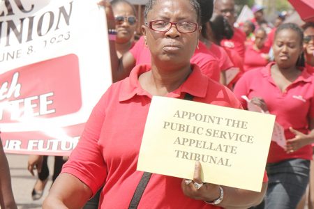 This worker urged the re-establishment of the Public Service Appellate Tribunal yesterday.