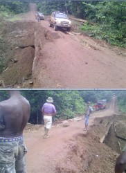 This collapsed bridge on the Linden-Lethem trail between Mabura and Kurupukari has limited supplies to Lethem. 