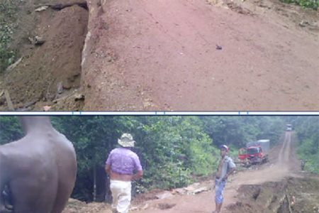 This collapsed bridge on the Linden-Lethem trail between Mabura and Kurupukari has limited supplies to Lethem. 