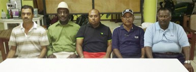 Members of the new executive of the Lusignan Golf Club following Saturday’s annual general meeting.   