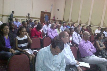 Several representatives of the private sector attended the lecture to better inform themselves on AML/CFT regimes and how Guyana’s current standing can affect their businesses
