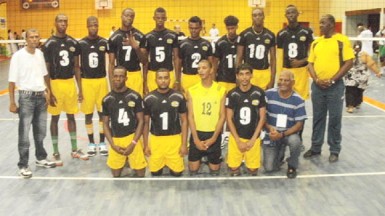 The senior men’s volleyball team. 