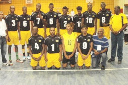 The senior men’s volleyball team.
