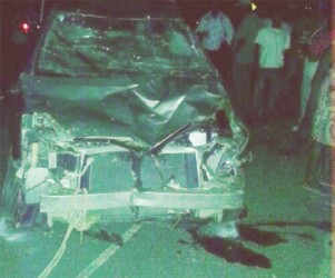 The car that was involved in the accidents 