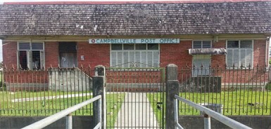 The doors of the Campbellville Post Office shut tightly. 