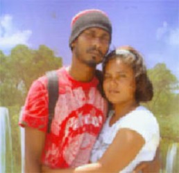 Shelly Persaud, 25 (right) and her husband who is now in custody, Vindra Persaud, 31   