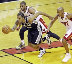 DONE DEAL! The Spurs, led by star Kawhi Leonard has Miami Heat on the run and is only one win away from a fifth NBA championship. 