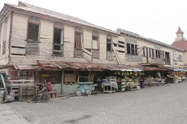 Kitty Market has been named a fire hazard by the Guyana Fire Service 