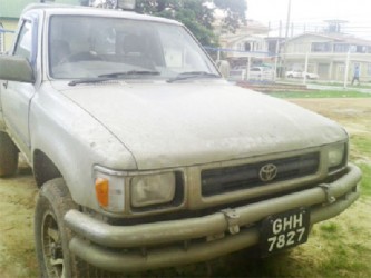 The 4Runner involved in the accident