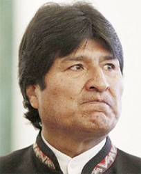 President Evo Morales of Bolivia 