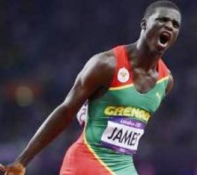 Kirani James ... stormed to a new Diamond League and national record. 