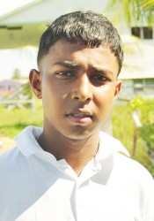 Travis Persaud, skipper of the Guyana team was resilient during most of his team’s innings.            