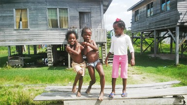 Richard Fraser, Elijah Rodrigues and a friend hamming it up for the camera